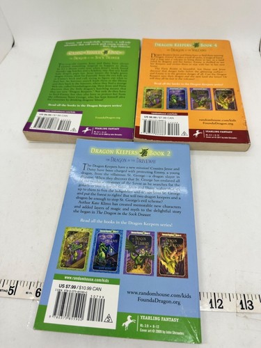 Dragon Keepers Buchset Kate Klimo Bücher 1 2 & 4 Fantasy Abenteuer Serie Kinder - Bild 5 von 12