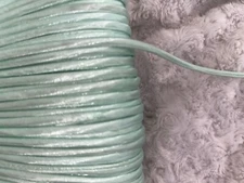 10 yards Mint Green tube CORD spaghetti strap string corset 3/16" wide