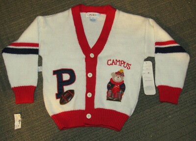 vintage campus cardigan