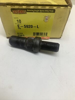 Euclid E-5920-L   Left Hand Thread Wheel Studs w Collar Acros Clips  E5920L