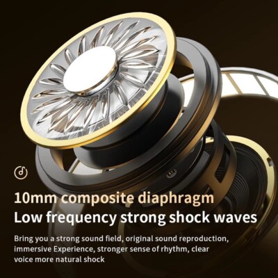 Wireless bluetooth headset, high quality earplugs with anti sweat tech.