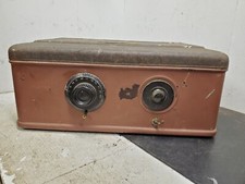 ANTIQUE-Vtg 1920s Atwater Kent model 40 Metal Bread Box Early Tube Radio