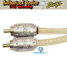 STINGER SHI2220 HPM 2 20 FT FEET 2-CHANNEL RCA WIRE INTERCONNECT CABLE SHI-2220