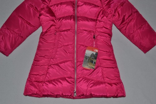 THE NORTH FACE GIRLS ELISA DOWN PARKA ALL SIZES CABARET PINK BRAND NEW AUTHENTIC - Picture 3 of 5
