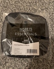 Nisbets Essentials Kochm&uuml;tze schwarz (2er Pack), Einheitsgr&ouml;&szlig;e