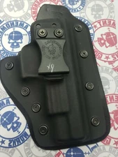 QUICK SHIP Hybrid IWB Black Kydex Holster for Springfield XD Full Size 2A 2AGW