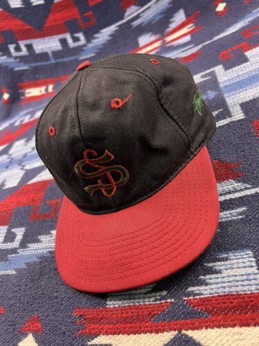 90s Old Stussy Soccer Logo Mesh Cap-