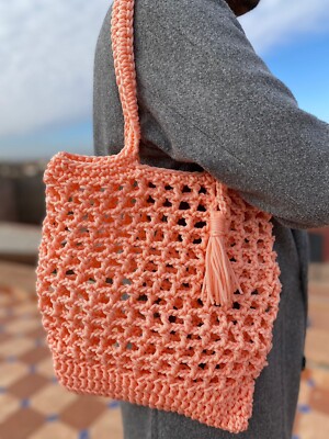 Artisan-Made Chic: Handcrafted Knit Shoulder Bag with Woven  display picture 3