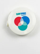 VINTAGE DAYPRO RETRACTABLE ROUND POCKET RULER - NEW OLD STOCK 