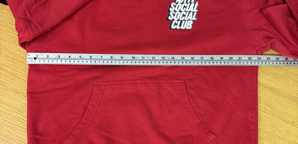 Anti Social Social Club Tokyo Red Hoodie Red/White - SS21