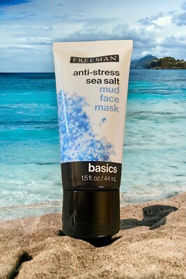 #ad #ad Freeman Anti Stress Sea Salt Mud Face Neck Mask Basics Clean 1.5oz New Beauty $11.50
