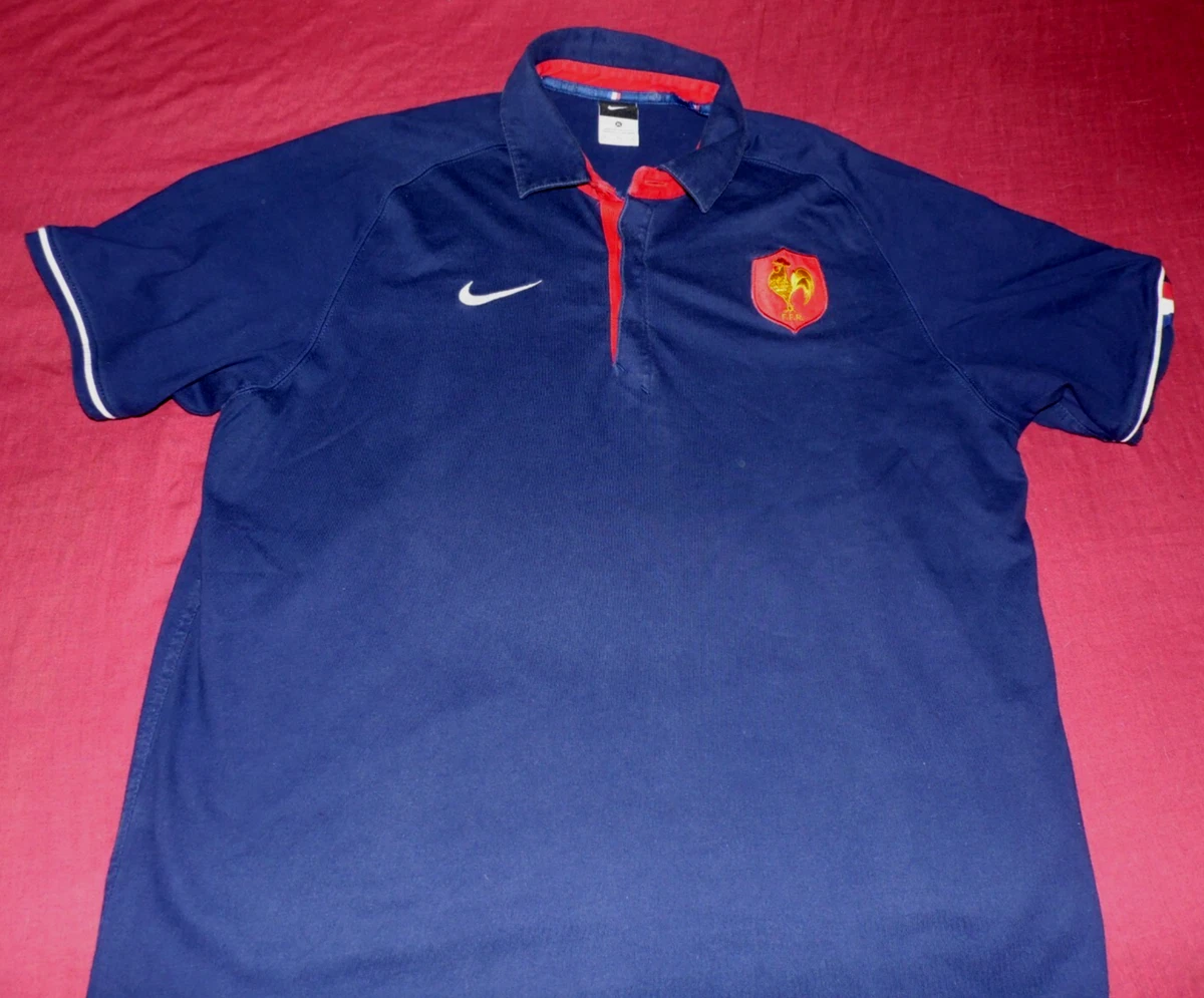 Maillot manches longues Angleterre Rugby Union des années 90 Nike Taille Large - France