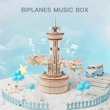ROKR Airplane Control Tower 3D Wooden Puzzle ...