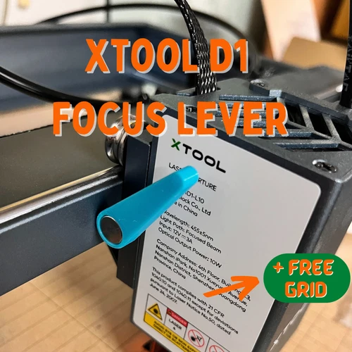 XTool D1 Focus Adjust Hebel GRATIS Raster