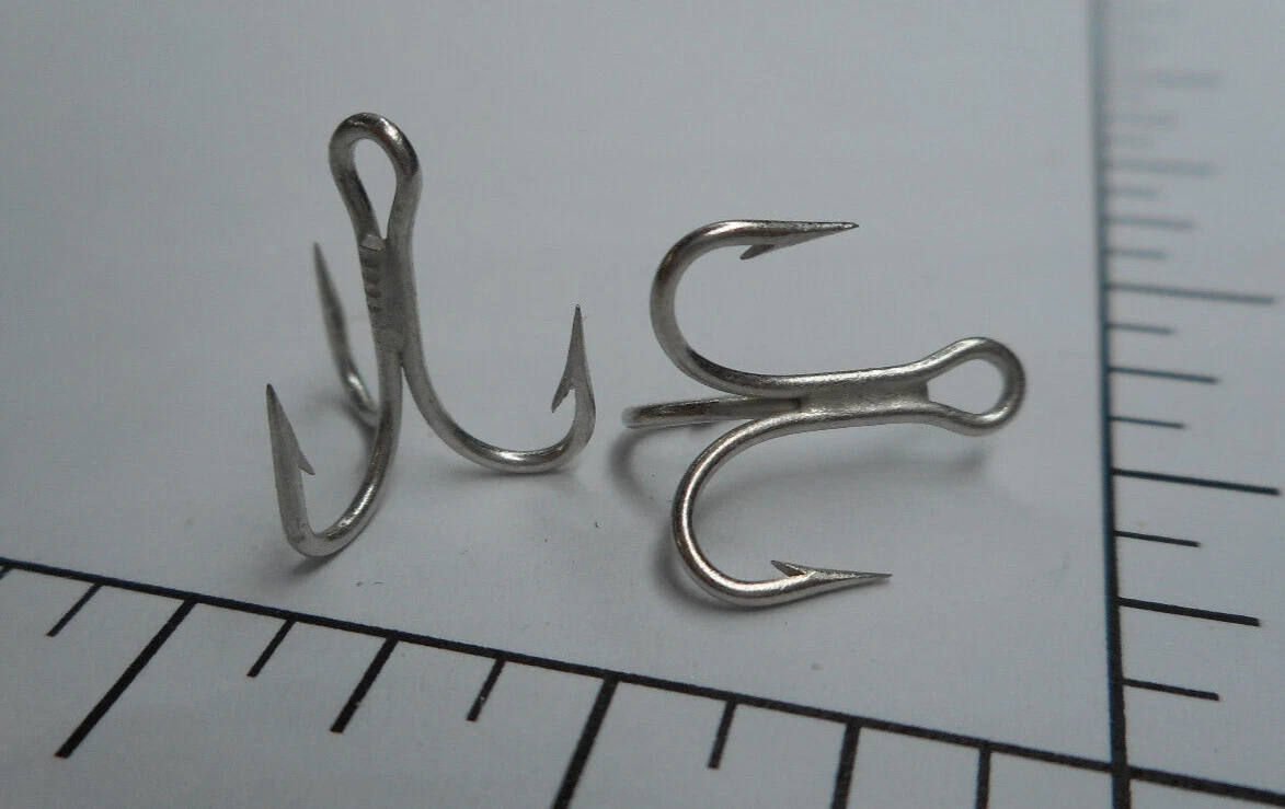 Hameçons Triples Mustad 3561E Taille 10 - 25 Pièces - Neuf, Made In Norway