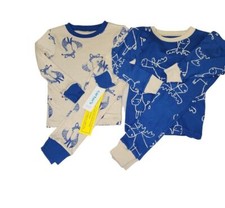 New Carter's 4-Piece Moose  Fox Pajama Set 3 4 5