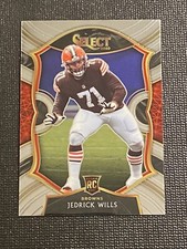 Jedrick Wills 2020 Panini Select Concourse Level RC #90 Cleveland Browns Alabama