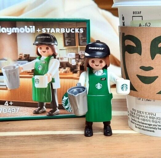 STARBUCKS Korea x PLAYMOBIL Starbucks Partner Barista Joy Figure