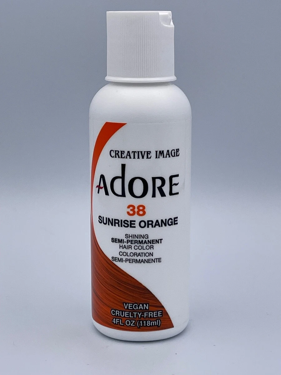 Adore Semi-Permanent Hair Color 38 Sunrise Orange Creative Image 4 fl oz