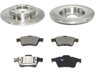 For 2004-2005 Mazda 3 Brake Pad and Rotor Kit Rear 98969ZVDD 2.3L 4 Cyl