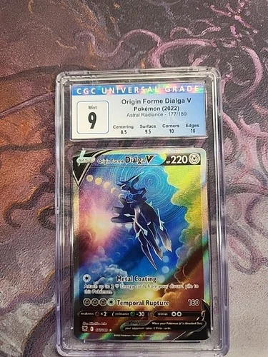 Origin Forme Dialga V (Alternate Full Art) 177/189 Astral Radiance Holo CGC 9 MT