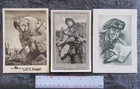 DEUTSCHE INFANTERIE & PANZERMANN Original WW2 German Military Postcards Lot of 3