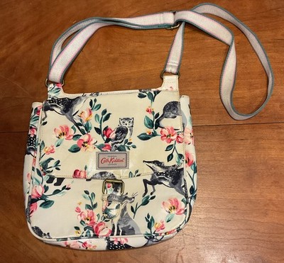 Cath Kidson Cross Body Bag Woodland Creatures, Oil Cloth, Purse