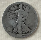 1921-S Walking Liberty Silver Half Dollar Key Date San Francisco Low Mintage