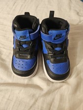 Nike Court Borough Mid 2 Game Royal/White/Black Sneakers Toddler Size 6C