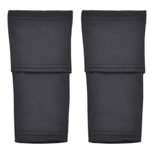 Northdeer Soccer Shin Guards Sleeves with Optimized Insert Pocket 1Pair (Black M