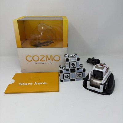 ANKI COZMO Interactive Robot Toy Complete Cosmo Cubes Charger Box 300-00046