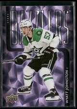 2025-26 UD Holiday Purple Dazzlers Wyatt Johnston Dallas