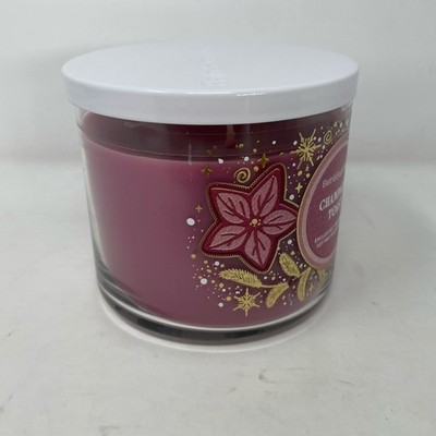 Bath & Body Works White Barn Champagne Toast Candle Pink 14.5oz 3-Wick