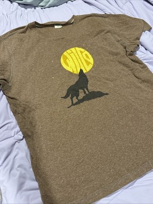 Wilco Concert Shirt 2010 Band Vintage Tour Wolf Brown XXL Double Sided