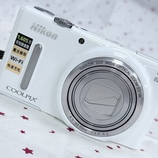 Nikon Digital Camera COOLPIX S9600 - 16.0MP 22x Optical Zoom White 95 new