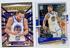 Stephen Curry Donruss Optic Lot of 2 Cards My House Base Golden State Warriors