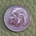 2016 P Roosevelt dime, actual coin in picture, free shipping.