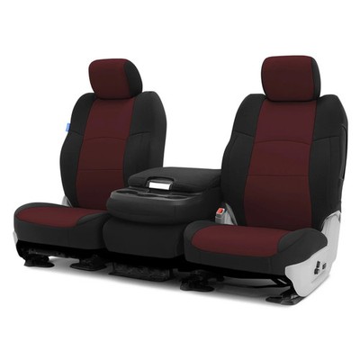 For Nissan Armada 05-09 Neosupreme 2nd Row Black & Wine Custom Seat Covers