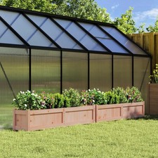 Jardinière Bac à Fleurs Pot de Plantes Lit Surélevé Jardin Patio Terrasse vidaXL