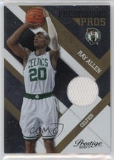 2010-11 Prestige Prestigious Pros Gold Materials 50/99 Ray Allen #1 HOF 3hd