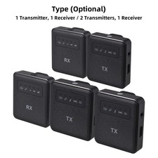 2.4G Wireless Collar Clip Microphone Clip-on Microphone Mic Transmitter And CHU