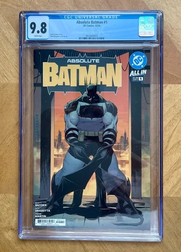 Absolute Batman #1 CGC 9.8 Grade Cover A 1st Print Nick Dragotta