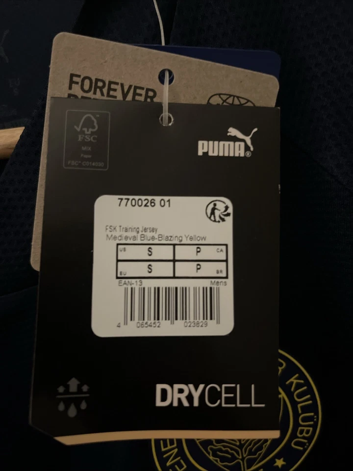 Camiseta de entrenamiento Fenerbahce SK Puma para hombre talla S Foto 3 de 4