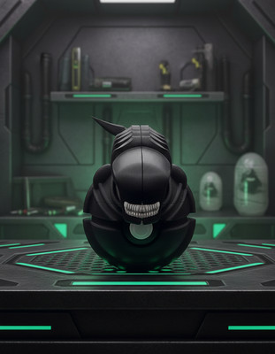 Sci-Fi Alien Creature Capture Ball 3D Printed 5'' Display Figure Prop Black