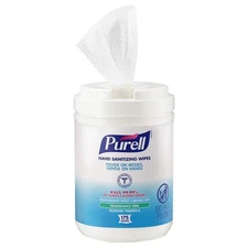 PURELL 9031-06 Sanitizer Wipes,,7 inL,6 inW 3EUG2