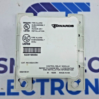 EST Edwards SIGA-CRH Fire Alarm Control Relais Modul open box