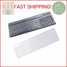 BronaGrand 2 Pack Clear Desktop Computer Keyboard Protection Skin Protector Cove