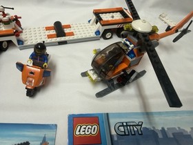 LEGO CITY: Helicopter Transporter (7686) 99% Complete