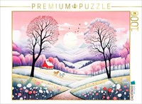 Calvendo Puzzle Enchanting Spring Landscape In The Evening Light | 1000 Pieces,