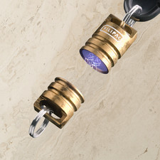 Silipac MagBeads Magnetic Quick Release Keychain Connector Brass Black